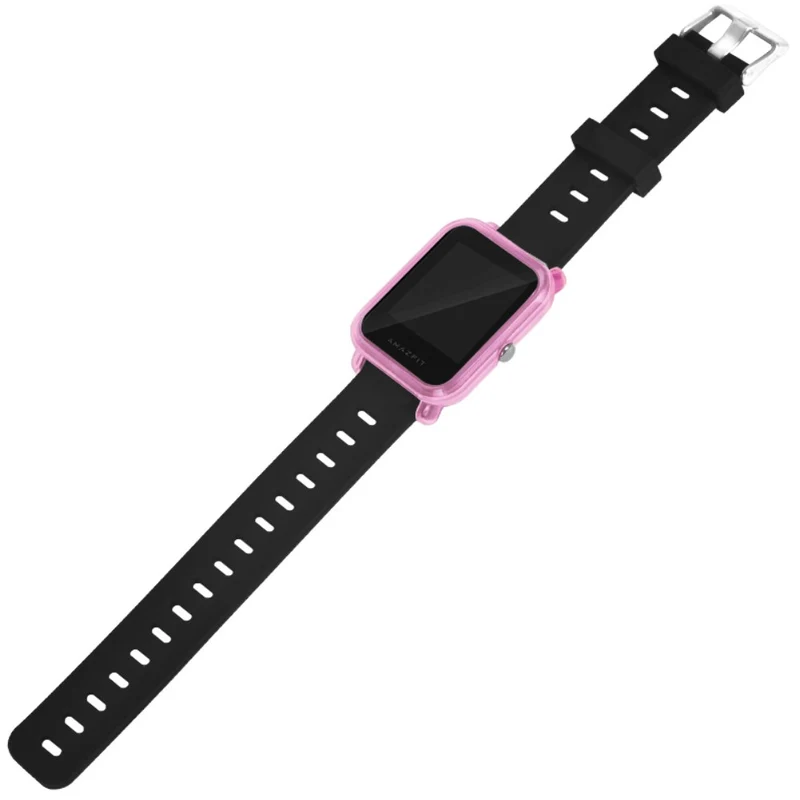 Huami Amazfit Bip / Bip Lite Watch Case Hard Bump Resistant Scratch Resistant Protector Cover - Transparent White
