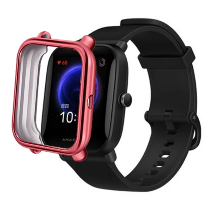 Huami Amazfit Bip / Amazfit Bip U / Amazfit Bip Pop Case T Electroplating Watch Frame Cover