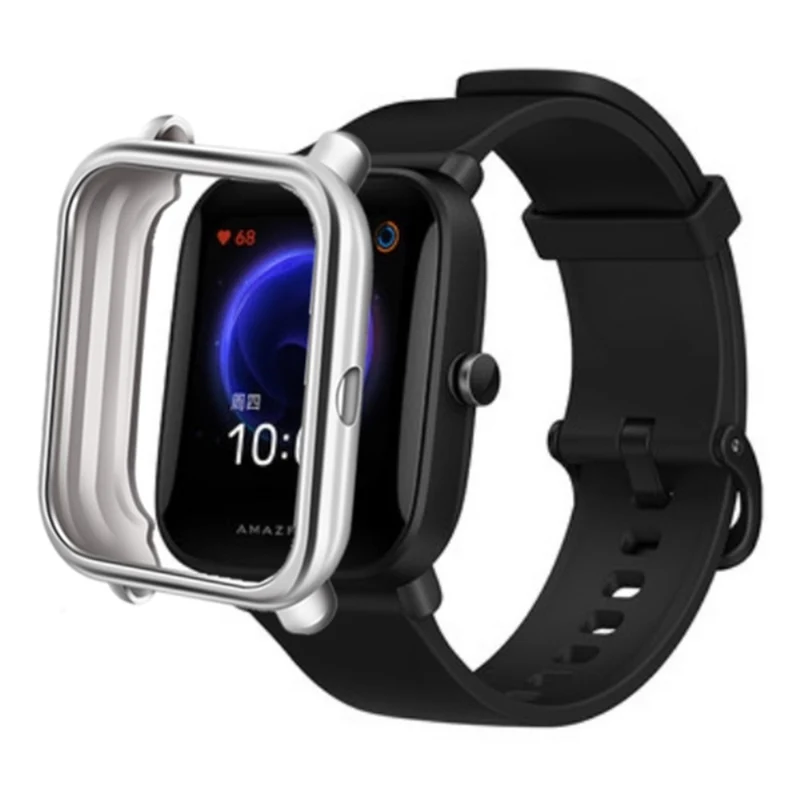 Huami Amazfit Bip / Amazfit Bip U / Amazfit Bip Pop Case T Electroplating Watch Frame Cover