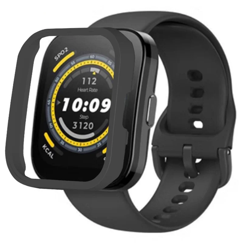 Huami Amazfit Bip 5 Watch Case Hard Flexible Half Wrapped Protective Cover