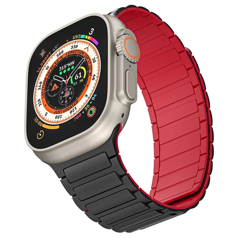 Apple Watch Series 41mm, 40mm, 38mm Watch Strap Magnetic Silicone Band