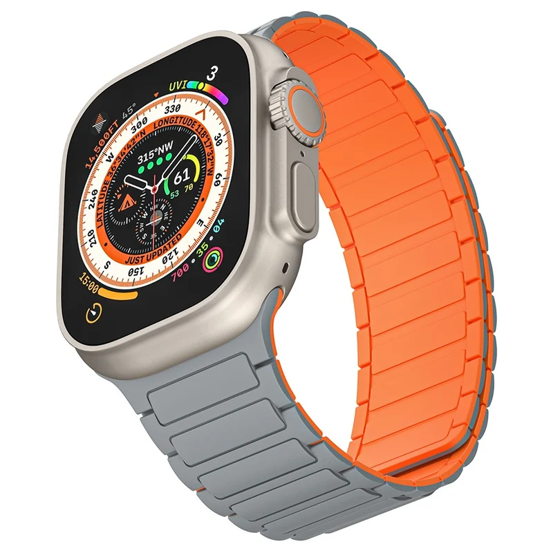 Apple Watch Series 41mm, 40mm, 38mm Watch Strap Magnetic Silicone Band