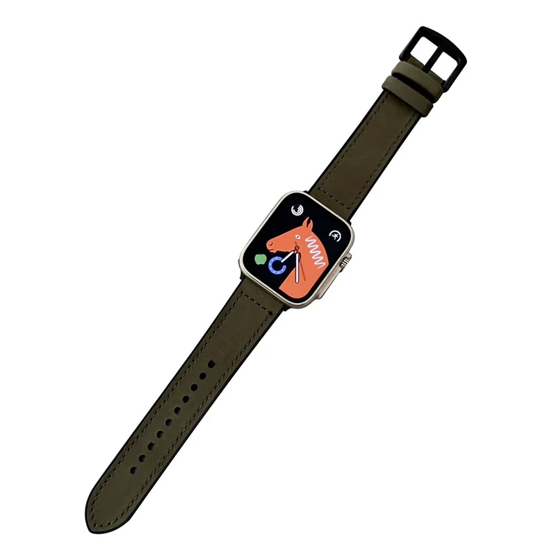 Apple Watch Series 41mm - 40mm - 38mm Universal Watch Strap Genuine Cow Leather Flexible Band