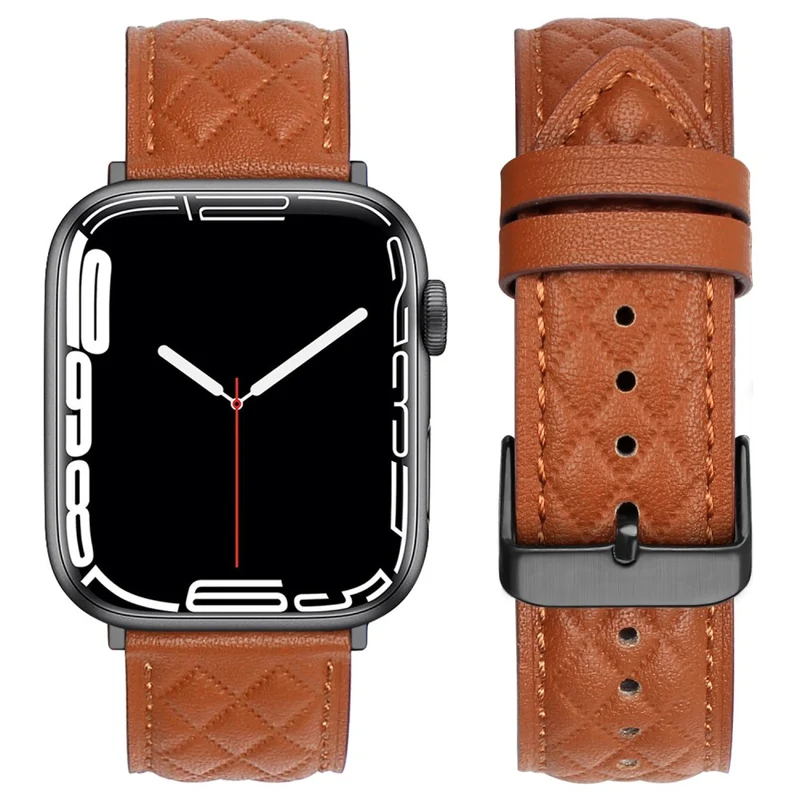 Apple Watch Series 41mm - 40mm - 38mm Universal Watch Band Genuine Cow Leather Strap
