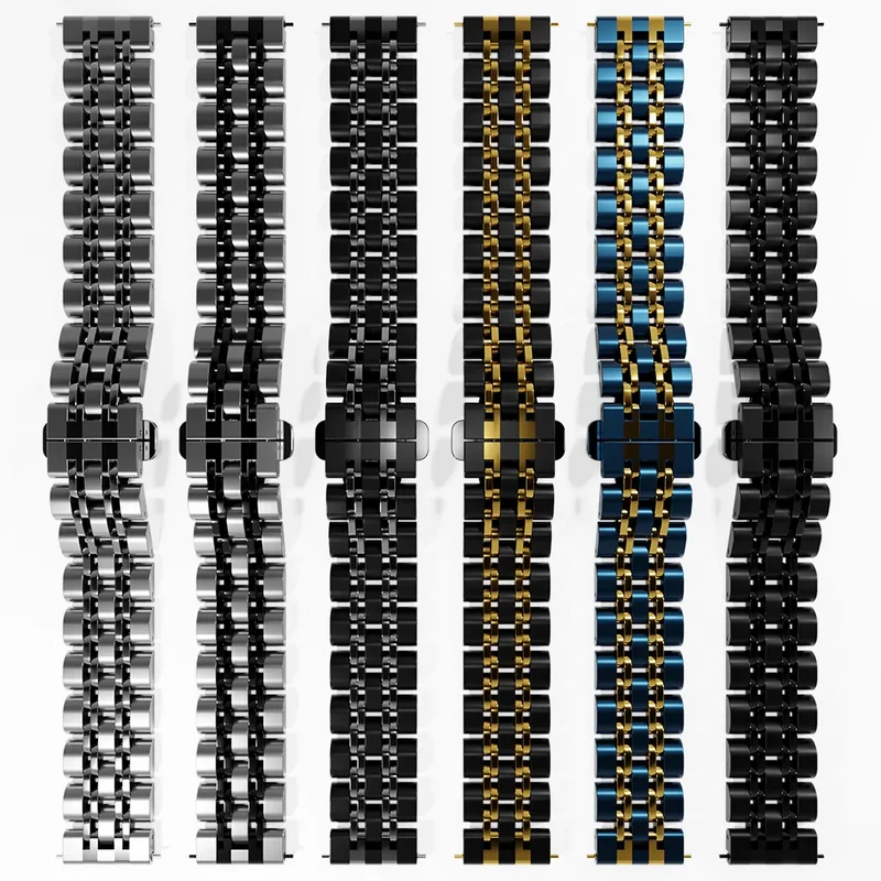 Huawei Watch GT Stahl-Gliederarmband Duo (Silber)