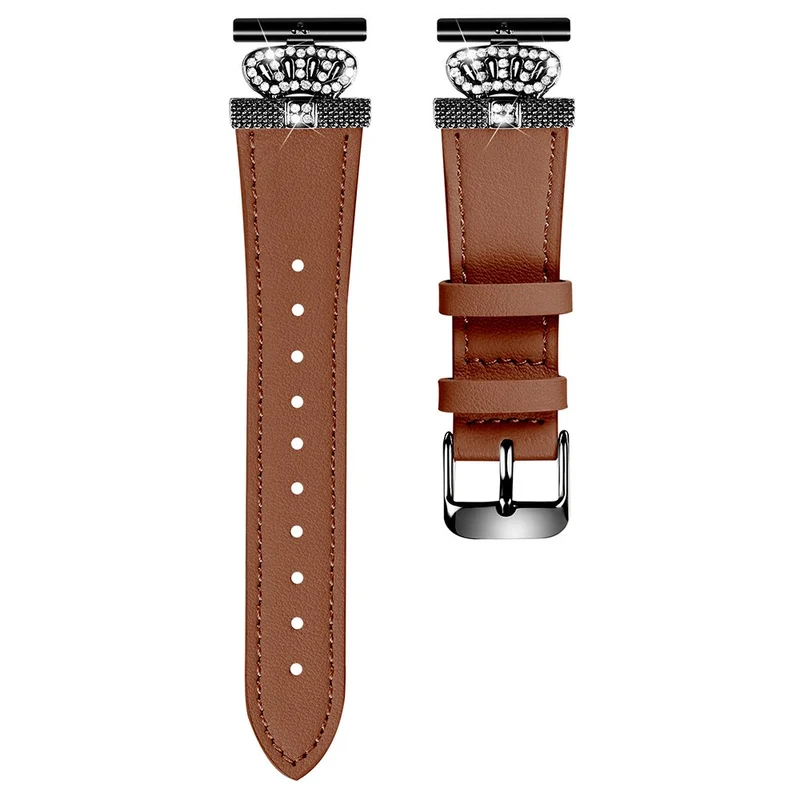 Huami Amazfit Youth Edition 20mm Cowhide Band Crown Design Strap