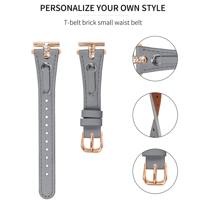 Huami Amazfit Youth Edition 20mm Replacement Strap Genuine Cow Leather Watch Band