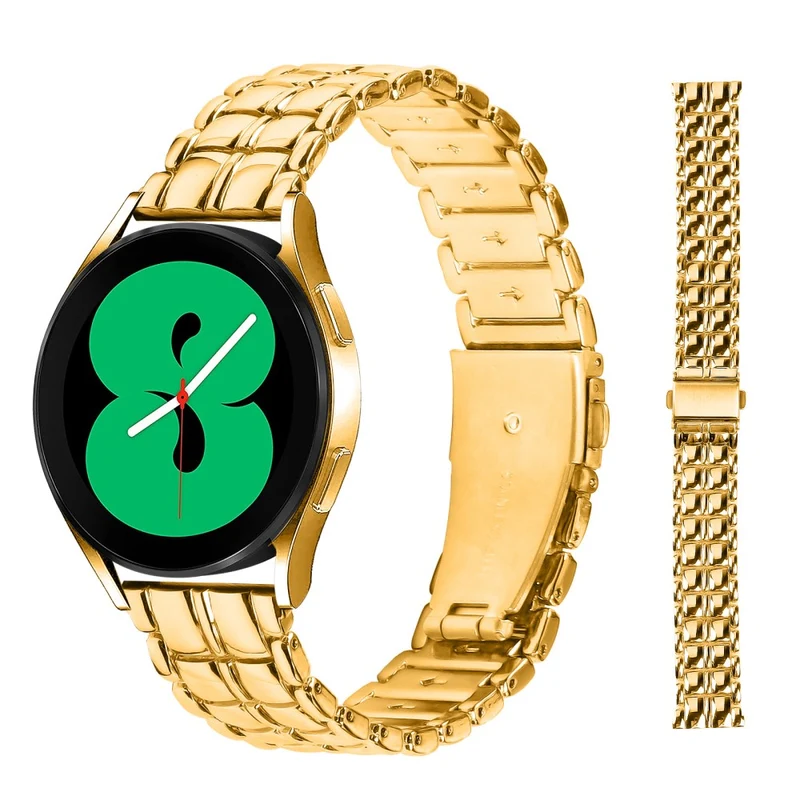 Huami Amazfit Youth Edition 20mm Grid Texture Replacement Strap Stainless Steel Watch Band