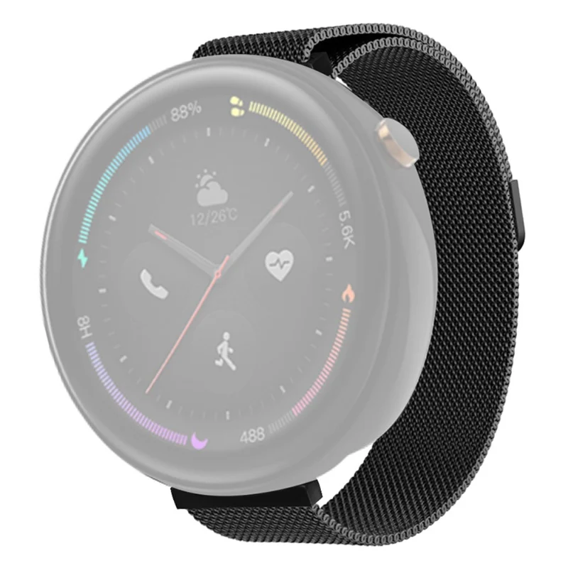 Huami Amazfit Verge 2 (A1807) Magnetic Watch Band Metal Milanese Loop Wrist Strap