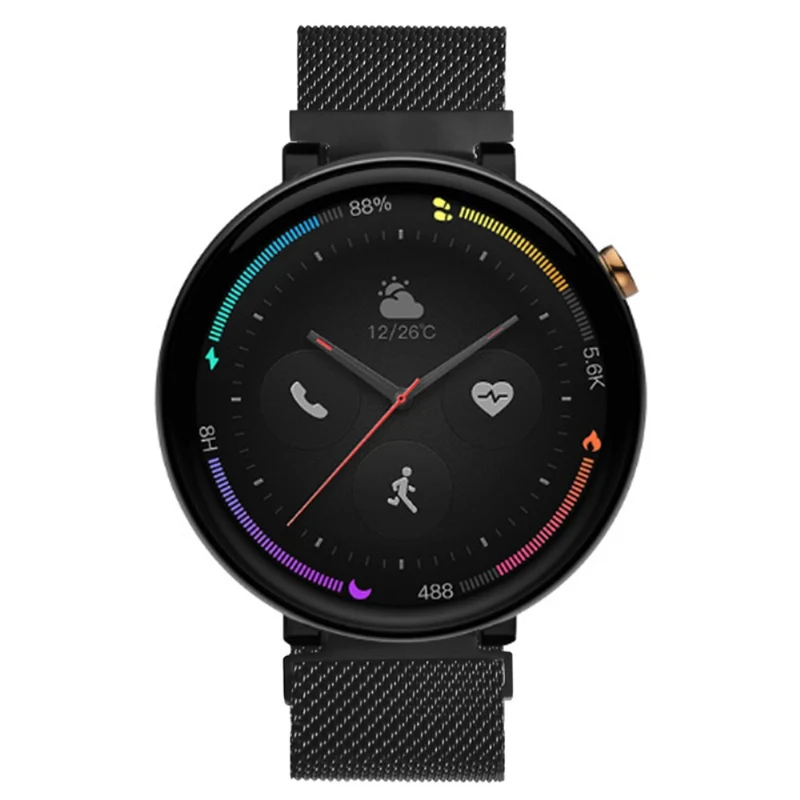 Huami Amazfit Verge 2 (A1807) Magnetic Watch Band Metal Milanese Loop Wrist Strap
