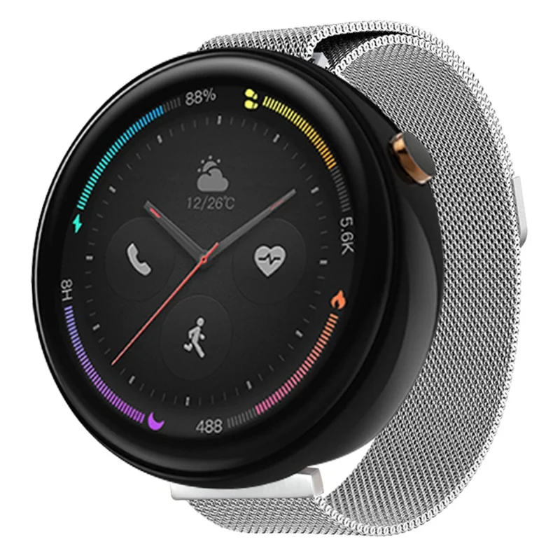 Huami Amazfit Verge 2 (A1807) Magnetic Watch Band Metal Milanese Loop Wrist Strap