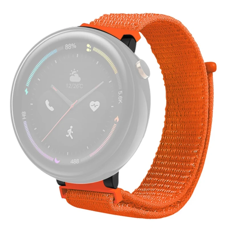 Huami Amazfit Verge 2 (A1807) Nylon Sport Loop Watch Bands Adjustable Strap with Spring Bar