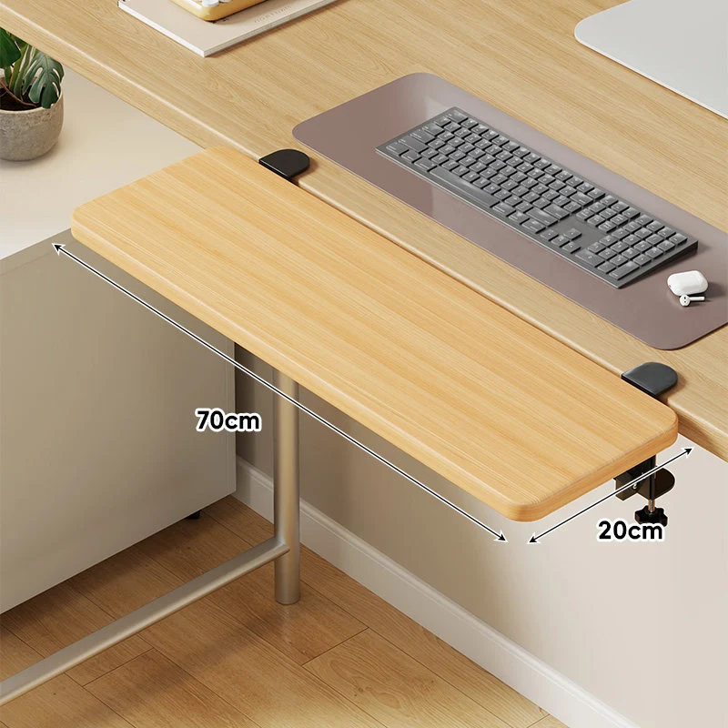 Unter-Tisch Gleitschienen-Tastaturablage und Schreibtischverlängerung mit sanfter Gleitmontage