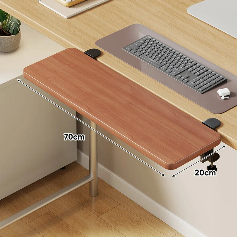 Unter-Tisch Gleitschienen-Tastaturablage und Schreibtischverlängerung mit sanfter Gleitmontage