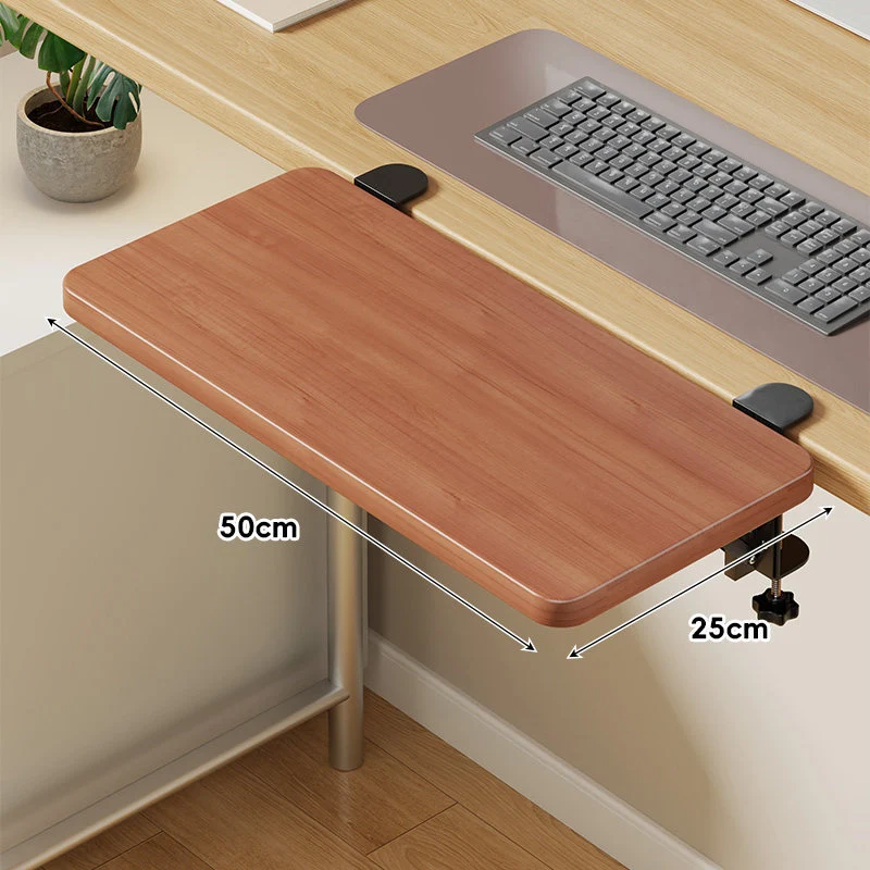 Unter-Tisch Gleitschienen-Tastaturablage und Schreibtischverlängerung mit sanfter Gleitmontage