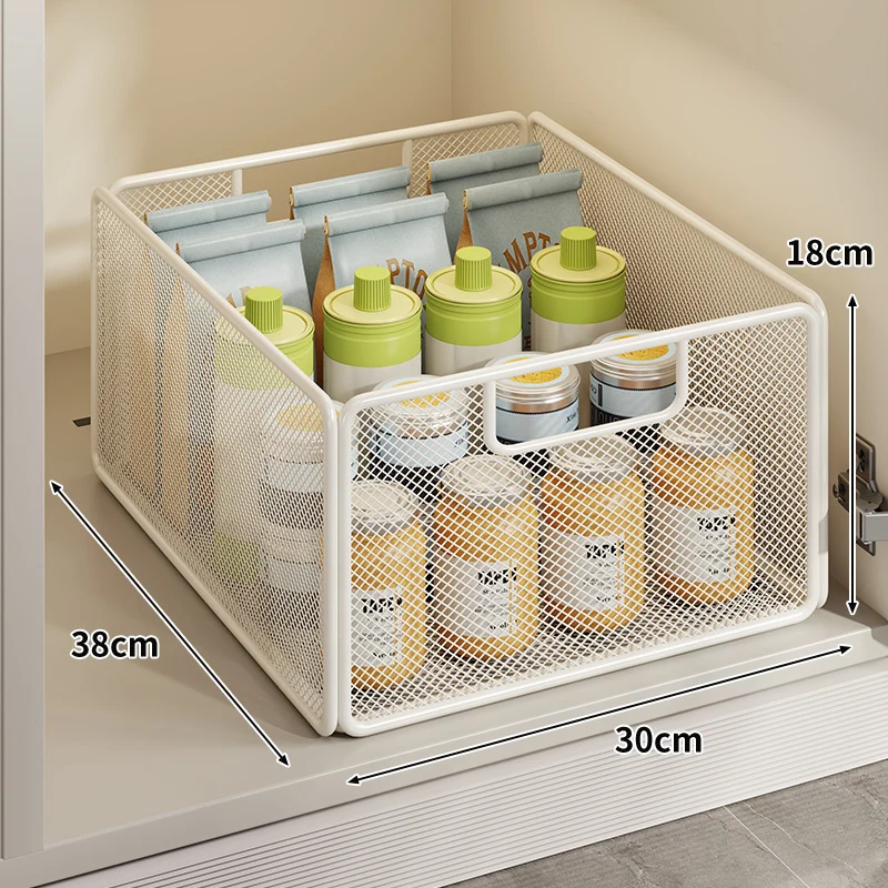 Unter-Schrank-Netz-Rollaufbewahrungskorb