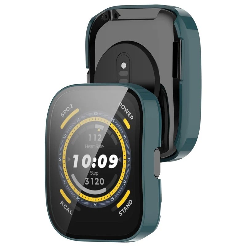 Huami Amazfit Bip 5 Watch Case Scratch Resistant Hard Flexible Protective Cover with Tempered Glass Film