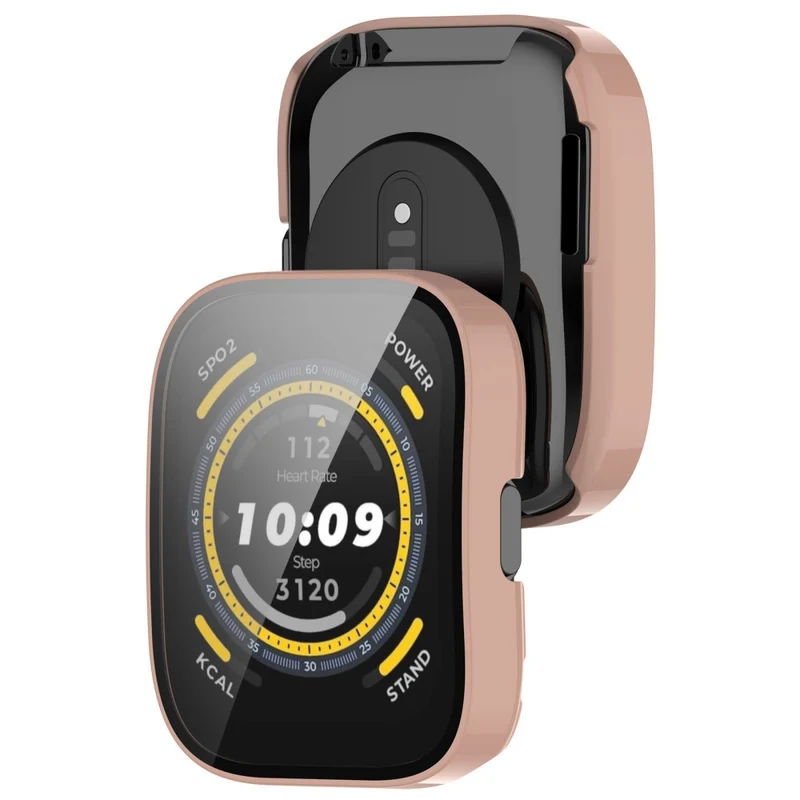 Huami Amazfit Bip 5 Watch Case Scratch Resistant Hard Flexible Protective Cover with Tempered Glass Film