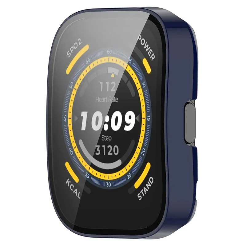 Huami Amazfit Bip 5 Watch Case Scratch Resistant Hard Flexible Protective Cover with Tempered Glass Film