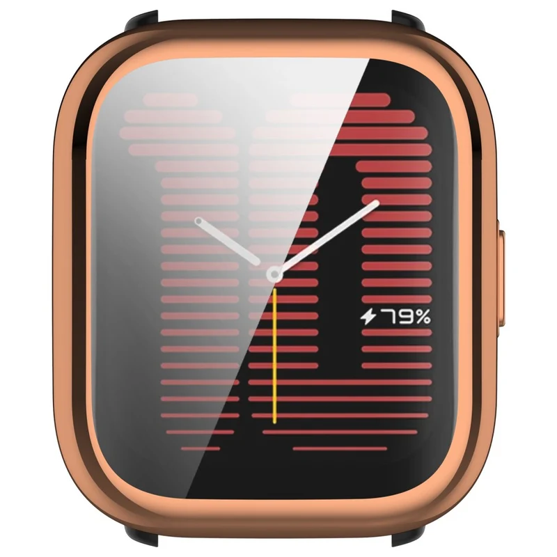 Watch Case for Huami Amazfit Active (A2211) Electroplating Frame Flexible Cover - Electroplating Rose Gold