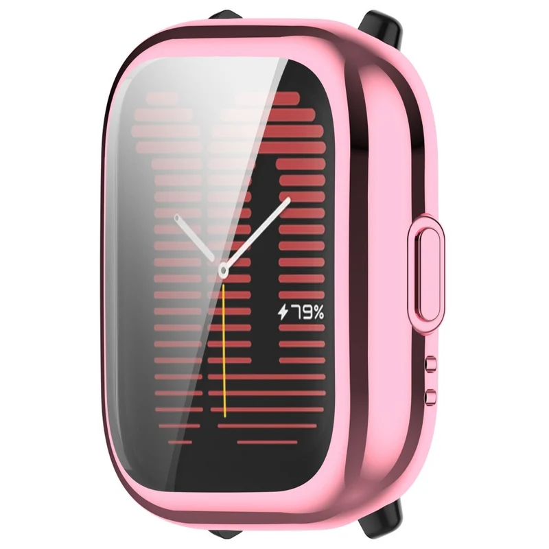 Watch Case for Huami Amazfit Active (A2211) Electroplating Frame Flexible Cover - Electroplating Rose Gold