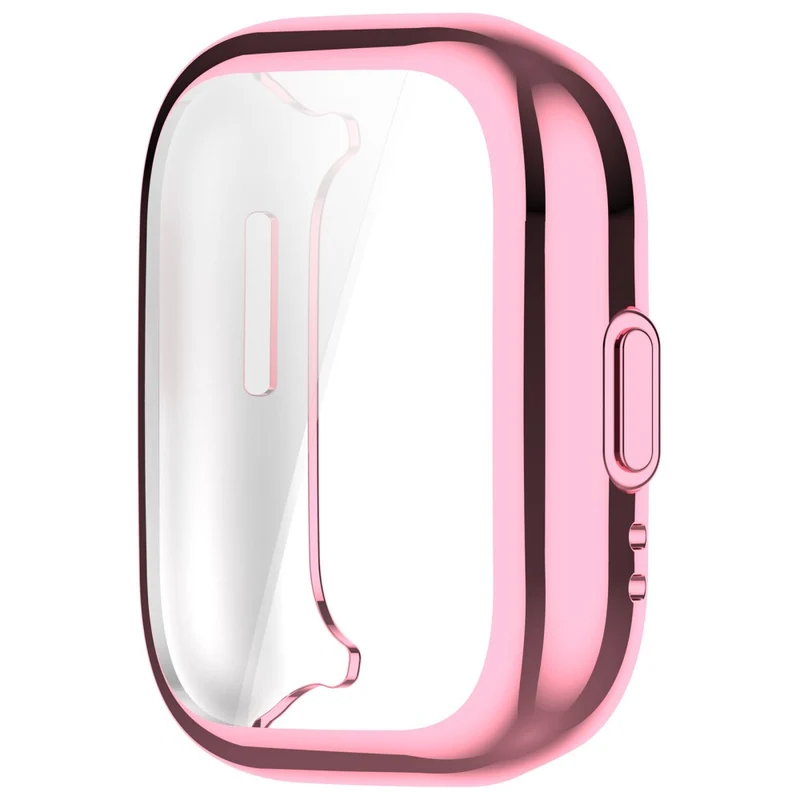Watch Case for Huami Amazfit Active (A2211) Electroplating Frame Flexible Cover - Electroplating Rose Gold