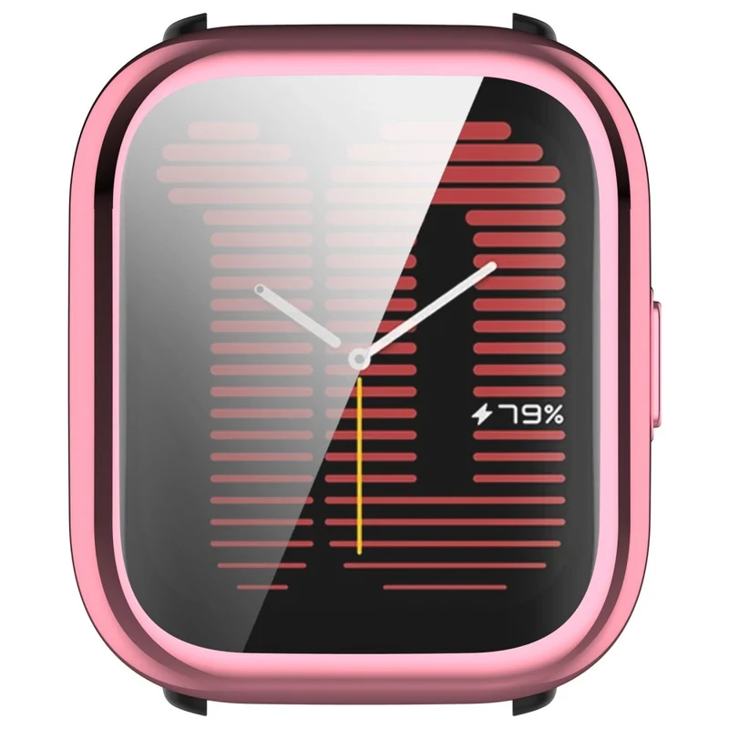 Watch Case for Huami Amazfit Active (A2211) Electroplating Frame Flexible Cover - Electroplating Rose Gold