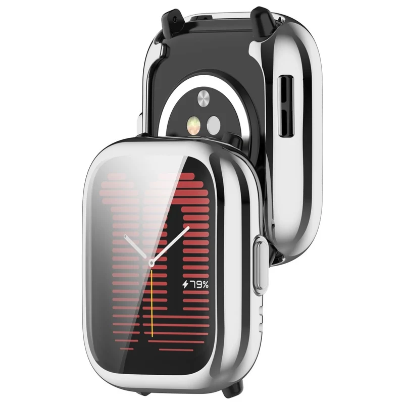 Watch Case for Huami Amazfit Active (A2211) Electroplating Frame Flexible Cover - Electroplating Rose Gold