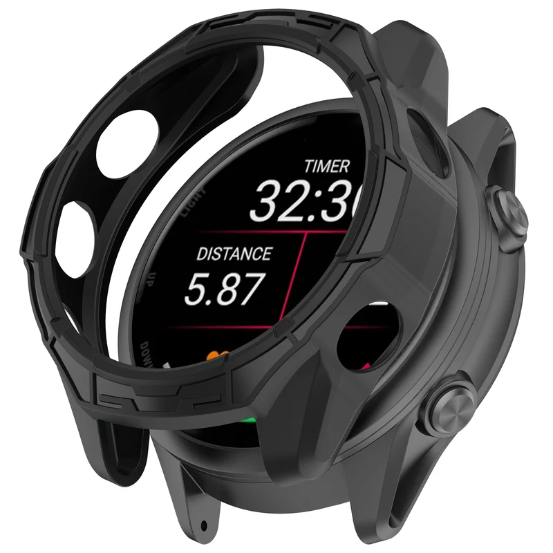 Garmin Forerunner 70 Robuste TPU Hülle (Schwarz)