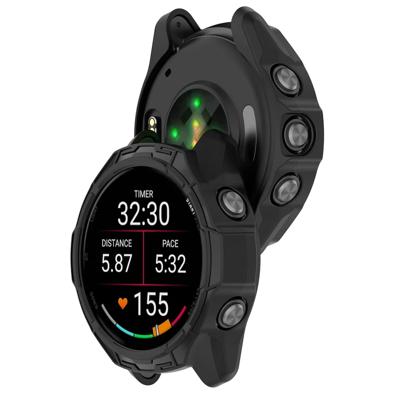 Garmin Forerunner 70 Robuste TPU Hülle (Schwarz)