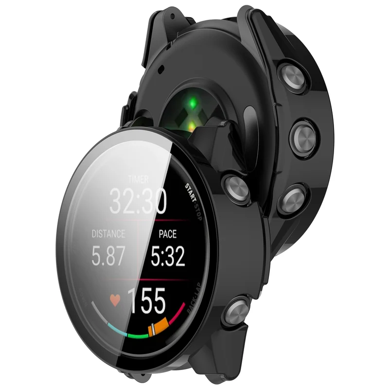 Garmin Forerunner 70 Hardcase mit Glas (Schwarz)