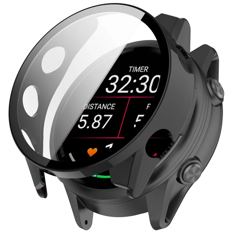 Garmin Forerunner 170 Hardcase mit Glas (Schwarz)