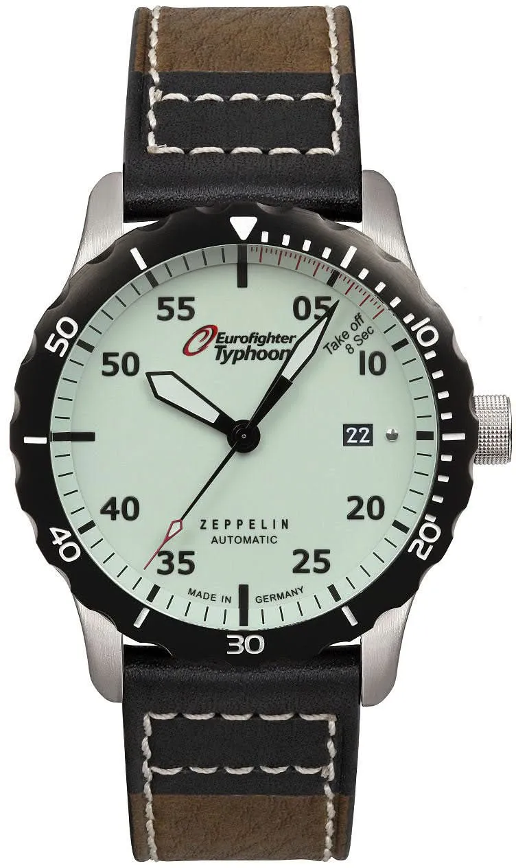 Zeppelin Eurofighter 7268-5 Herrenuhr • Made in Germany • Automatik