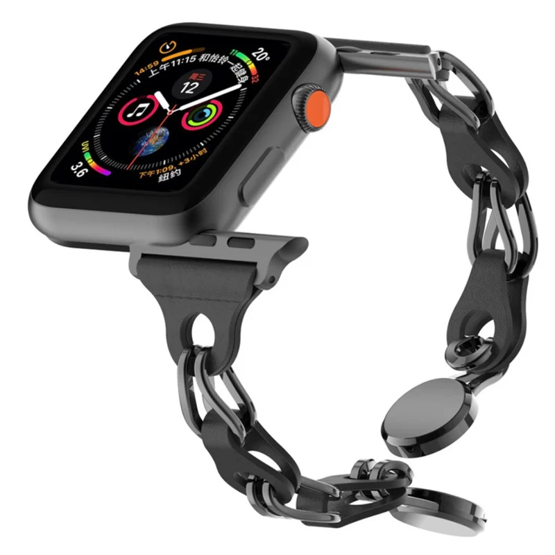 Apple Watch Series 41mm - 40mm - 38mm Universal Magnetic Watch Band Chain Wrist Strap