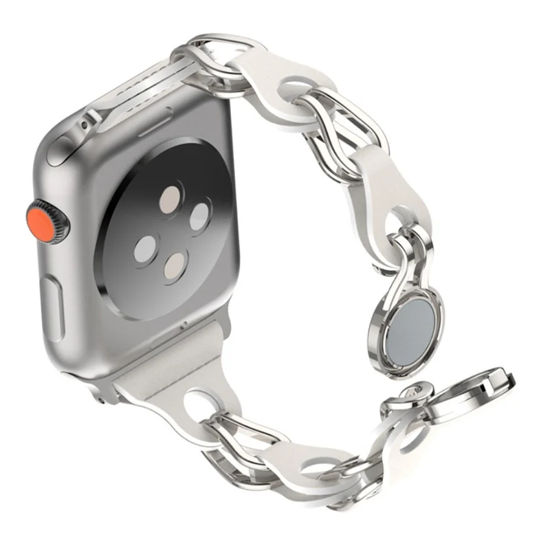 Apple Watch Series 41mm - 40mm - 38mm Universal Magnetic Watch Band Chain Wrist Strap