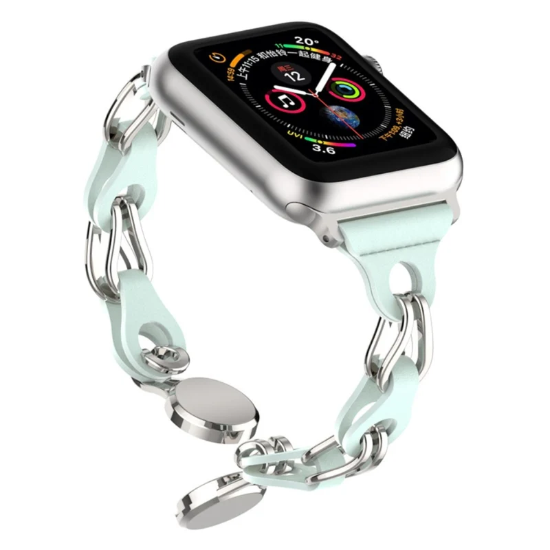 Apple Watch Series 41mm - 40mm - 38mm Universal Magnetic Watch Band Chain Wrist Strap