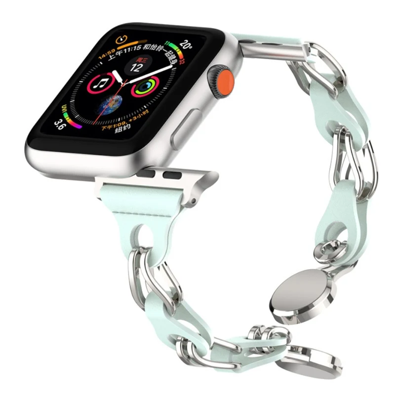 Apple Watch Series 41mm - 40mm - 38mm Universal Magnetic Watch Band Chain Wrist Strap