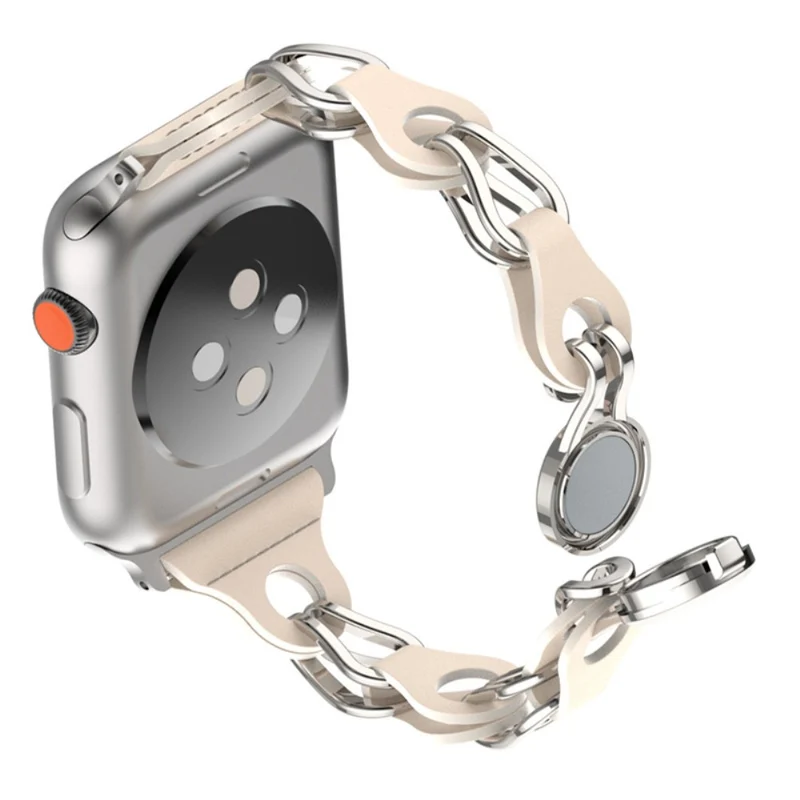 Apple Watch Series 41mm - 40mm - 38mm Universal Magnetic Watch Band Chain Wrist Strap