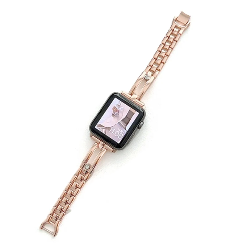 Apple Watch Series 41mm - 40mm - 38mm Universal Watch Band Zinc Metal Strap