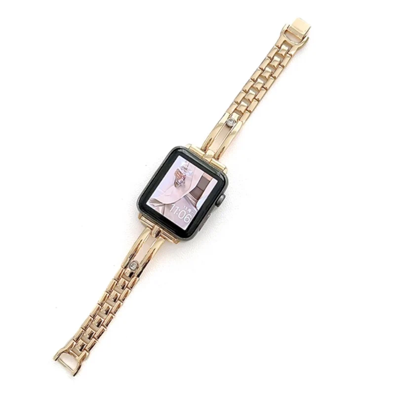 Apple Watch Series 41mm - 40mm - 38mm Universal Watch Band Zinc Metal Strap