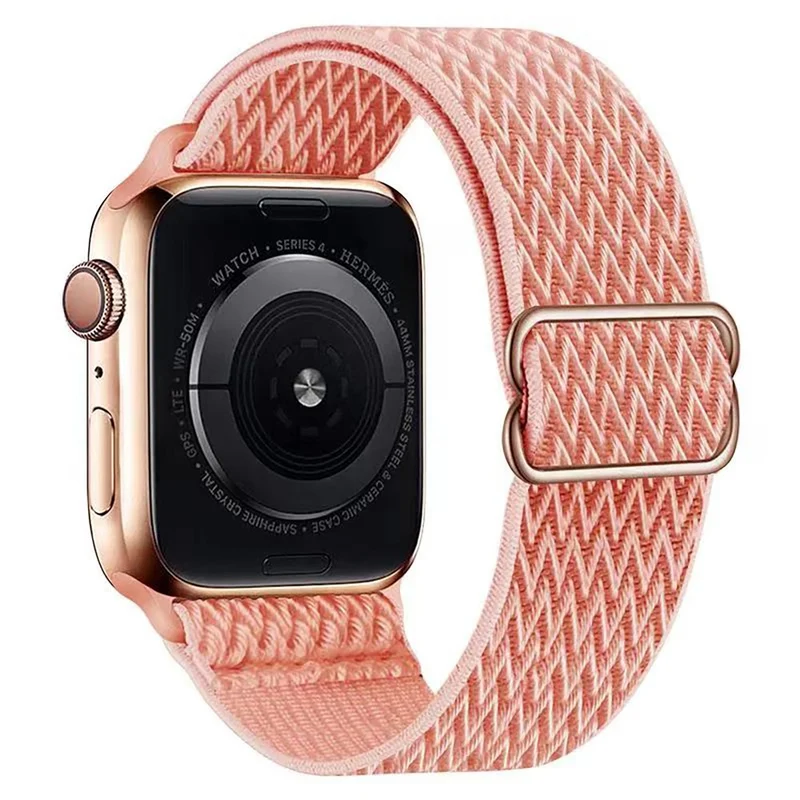 Apple Watch Series 41mm - 40mm - 38mm Universal Watch Band Wave Design Nylon Wrist Strap