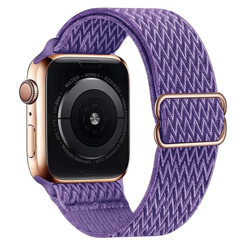 Apple Watch Series 41mm - 40mm - 38mm Universal Watch Band Wave Design Nylon Wrist Strap