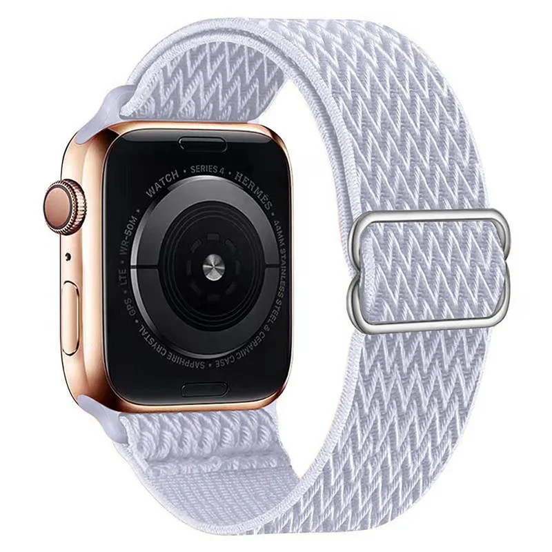 Apple Watch Series 41mm - 40mm - 38mm Universal Watch Band Wave Design Nylon Wrist Strap