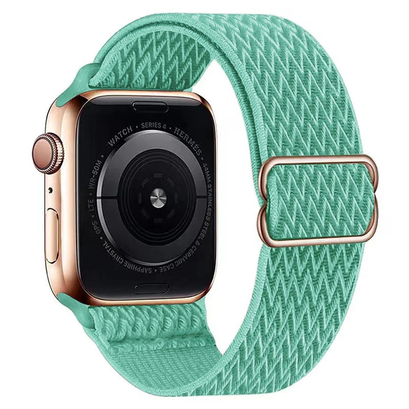 Apple Watch Series 41mm - 40mm - 38mm Universal Watch Band Wave Design Nylon Wrist Strap