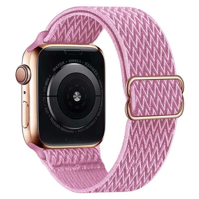 Apple Watch Series 41mm - 40mm - 38mm Universal Watch Band Wave Design Nylon Wrist Strap