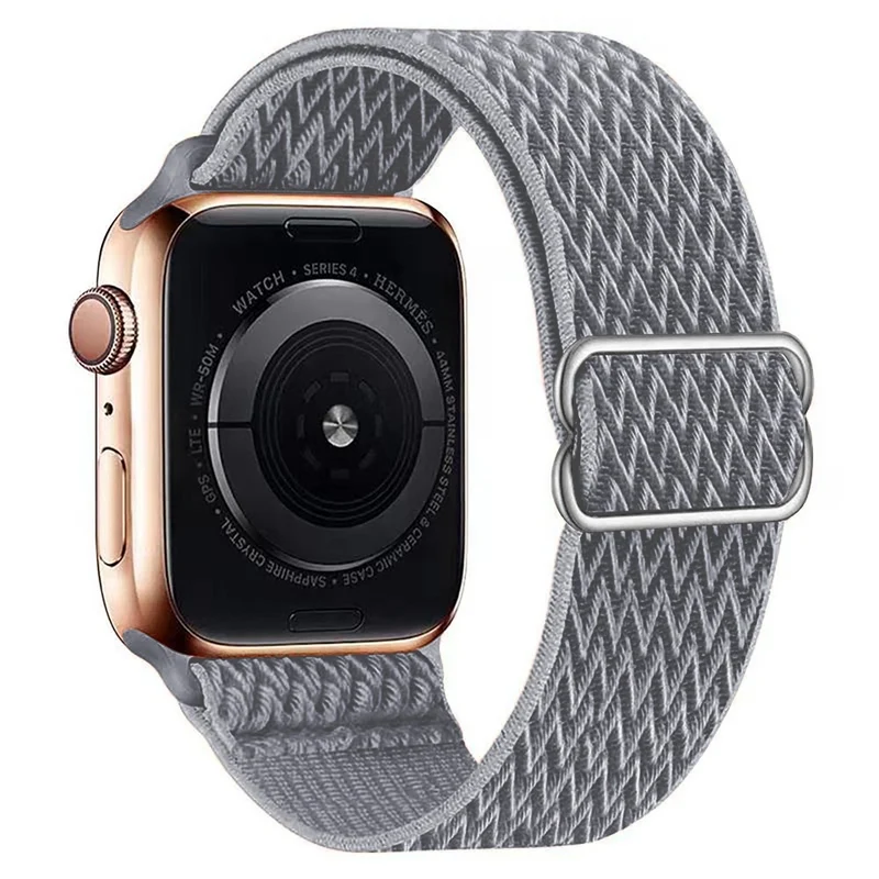 Apple Watch Series 41mm - 40mm - 38mm Universal Watch Band Wave Design Nylon Wrist Strap