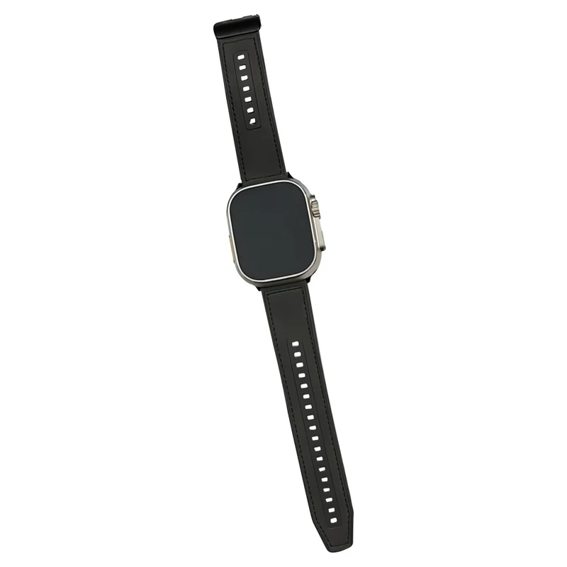 Apple Watch Series 41mm - 40mm - 38mm Universal Leather Coated Flexible Watch Strap