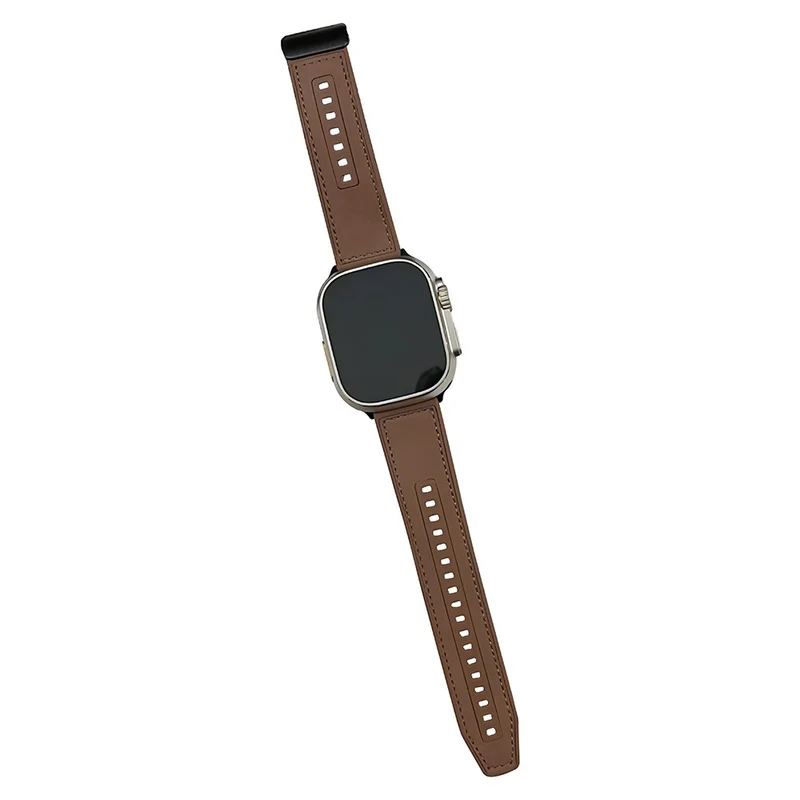 Apple Watch Series 41mm - 40mm - 38mm Universal Leather Coated Flexible Watch Strap