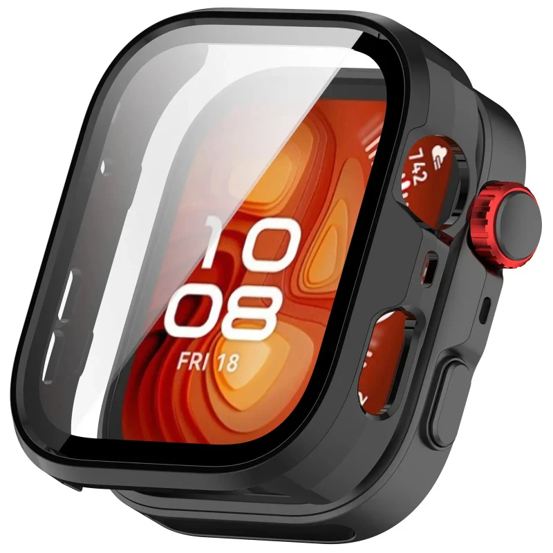 Huawei Watch Fit 5 Pro Hardcase mit Glas (Schwarz)