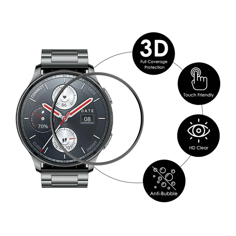 2-pack / Pack Huami Amazfit Pop 3R Watch Screen Guard Acrylic Clear Film
